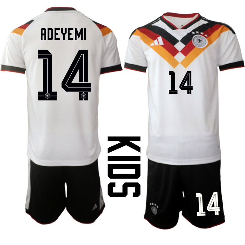 Youth Germany home 04 style 2026 World Cup Soccer jersey